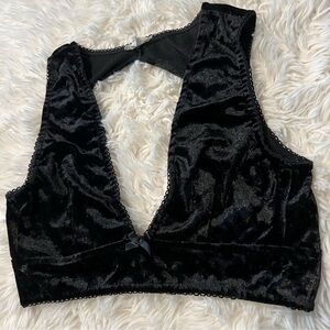 Black Velvet Bralette
